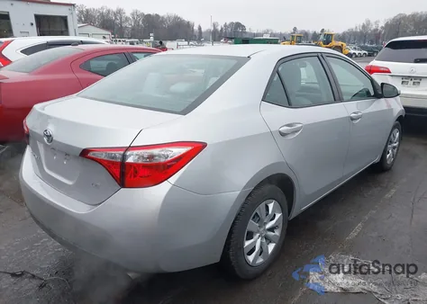 2016 Toyota Corolla Le из США, поврежденный, VIN 2T1BURHE8GC559863